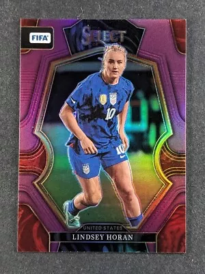 2022-23 Panini Select FIFA LINDSEY HORAN /75 Purple Prizm Mezzanine USA #193 • $1.99