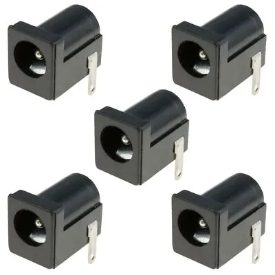 5x 2.1mm Square Socket DC Power Plug Jack Connector • £4.19