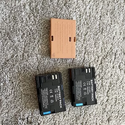 LP-E6 Compatible Rechargeable Li-Ion Battery For Canon EOS 1800mAh. Sold As Seen • £0.99