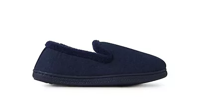 Dearfoams Women's Gel Infused Slip-on Memory Foam Navy Slippers Shoes: S-XL • $16.99