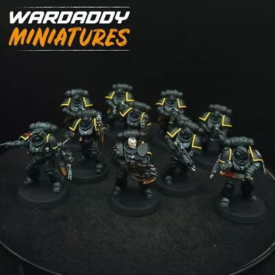 Pro Painted Warhammer 40k Raven Guard Intercessors ×10 BB7 Games Workshop • £89.41