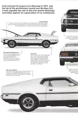 1971 Ford Mustang Boss 351 Ram Air Article - Must See !! • $19.90