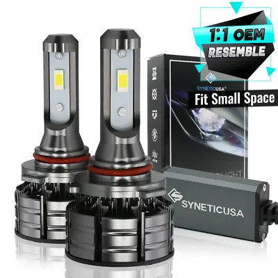 Syneticusa 9005 HB3 LED Headlight Fog Lights Kit  Bulbs CSP 6000K White Hi Power • $29.69