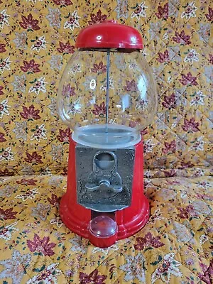 Vintage 1985 Carousel Industries Coin-Operated Gumball Machine About 12  Tall. • $19.99