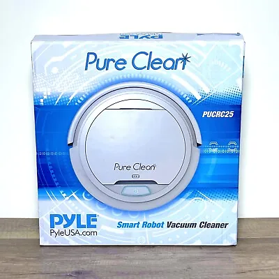 Pyle Pure Clean PUCRC25 Smart Robot Vacuum Cleaner White • $34.99