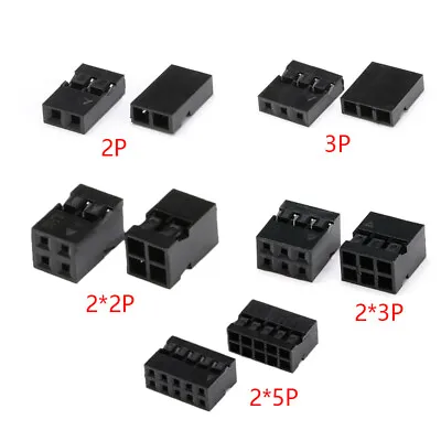 $174.68 • Buy DuPont 2.0mm Connector Plug Housing Single&Double Row 2/3Pin, 2×2~2*5Pin Shell