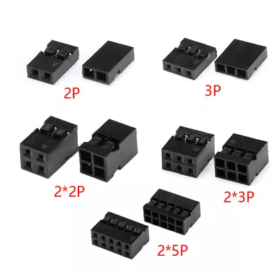 $3.80 • Buy DuPont 2.0mm Connector Plug Housing Single&Double Row 2/3Pin, 2×2~2*5Pin Shell