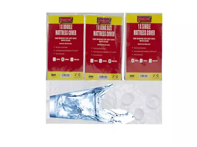 £3.39 • Buy Fitted Mattress Protector Sheet Single, Double And King Size Waterproof Vinyl