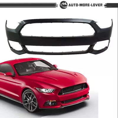 Front Bumper Cover Primed For 2015-2017 Ford Mustang EcoBoost Premium GT V6 • $114.56