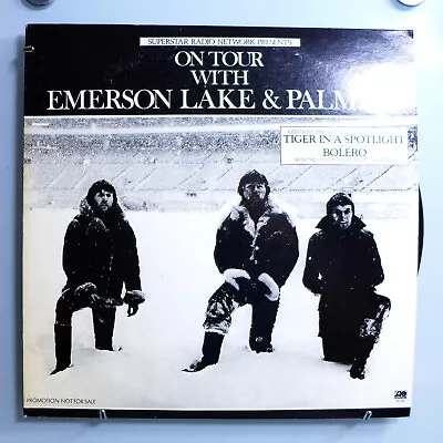 Emerson Lake & Palmer~on Tour~rare Orig '77 Atlantic White Label Promo-only Lp • $9.99