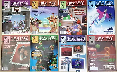 (11) AVID The Amiga-Video Journal Magazines ©1991-92 For Amiga Video Toaster • $69.98