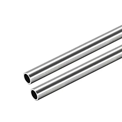 304 Stainless Steel Round Tubing 7mm OD 0.8mm Wall Thickness 250mm Length 2 Pcs • $11.65