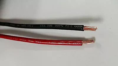 10 Gauge Wire 50' Primary Awg Stranded Copper 25 Red 25 Black Power Remote Mtw • $34.94