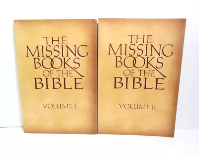 MISSING BOOKS OF THE BIBLE Vol 1 AND 2 Apocrypha Tobit Judith Esther Maccabees • $17.95