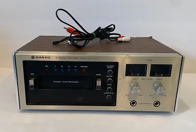 Vintage Sanyo RD-8020A 8-Track Tape Record Deck - Works With Issues - For Parts • $99.99