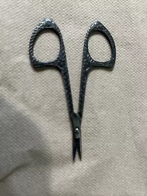 Antique Needlepiont Sewing Scissors - 3 3/8  • $15