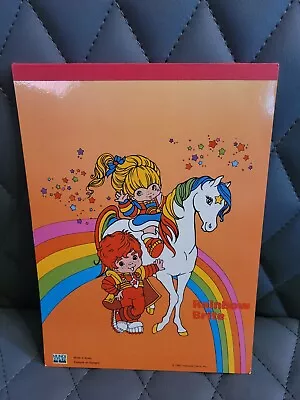 Vintage Rainbow Brite Stationary Notepad 1983 Hallmark Sprite Red Butler Unused • $48