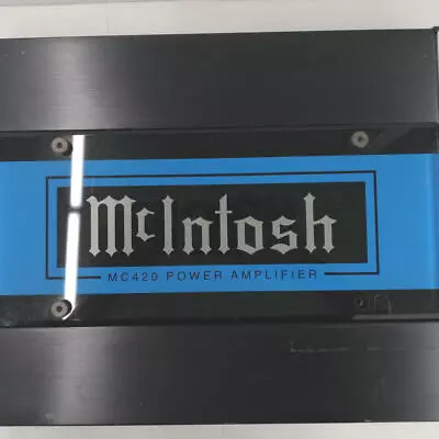 Used Mcintosh Mc420 Power Amplifier 50W 4ch 100W 2ch Car AV Amplifier Black • $1199