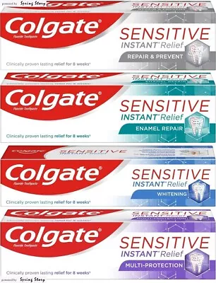 Colgate SENSITIVE Instant Relief PRO ARGIN Enamel Repair Whitening Toothpaste • £9.99