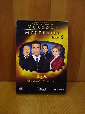 NEW Murdoch Mysteries: Season 9 (DVD 5-Disc Set) W/Slipcover SEALED - British TV • $17.95