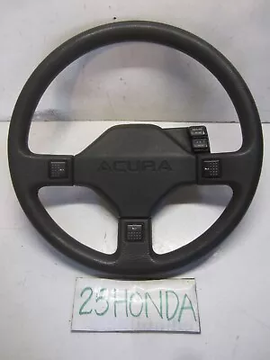 1986-1987 Acura Integra LS Factory 3 Spoke Steering Wheel OEM DA 1G Rare  • $125