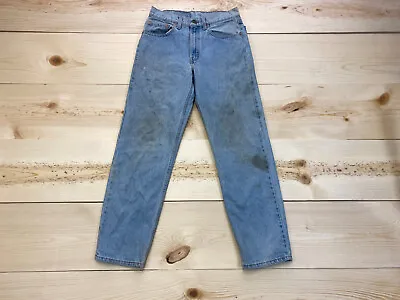 Vintage Levis Jeans 31x30 Blue Denim Pants Relaxed Fit 555 Light Wash USA • $22.39