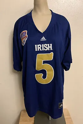 Adidas Notre Dame Fighting Irish Football Jersey Manti Te'o #5 BCS - Size Medium • $29.99