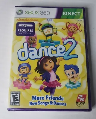 $19.95 • Buy Nickelodeon Dance 2 XBOX 360 Kinect Video Game DORA, UMIZOOMI Sealed New