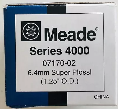 Meade 6.4mm 1.25  Super Plossl Telescope Eyepiece Series 4000 - Excellent Condit • $25