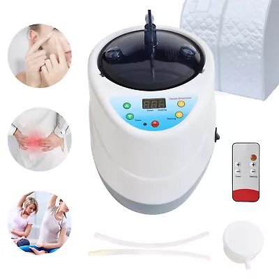 1300W Sauna Steamer Pot Steam Generator W/ Remote Control For Tent Home SPA 4L • $74