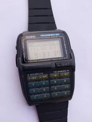 Vintage Rare Korea Casio Dbc-63 Data Bank Watch 1990s Wristwatch Sold AS IS • £94.26