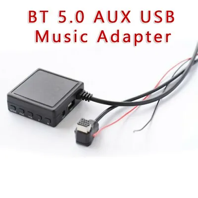 $22.07 • Buy Bluetooth-5.0 AUX USB Music Adapter MIC Audio Cable For Pioneer Radio IP-BUS NEW