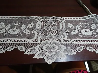 Vintage Lace Table Runner And Doily • $10