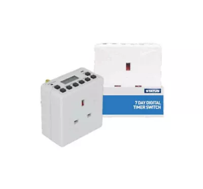 £17.99 • Buy 7 Day Digital Electric Programmable Tools DIY Timer Outlet Switch Wall Countdown