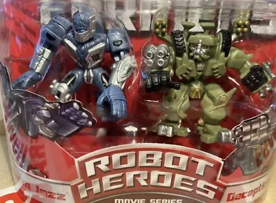 £21.99 • Buy Sealed Transformers Robot Heroes Figures - Protoform Jazz & Decepticon Brawl