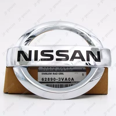 OEM Genuine NISSAN 14-2019 VERSA NOTE Front Radiator Grille Chrome Emblem Badge • $42