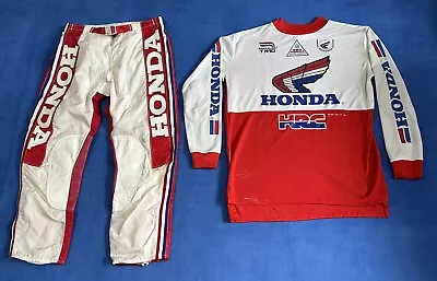Vintage Motocross Fox Racing JT Supercross MX Honda HRC Racing JT DG FMF AHRMA • $289