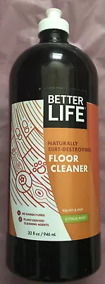 Better Life Floor Cleaner Citrus Mint 32 Oz (946 Ml) Simply Floored Cruelty • $16.97