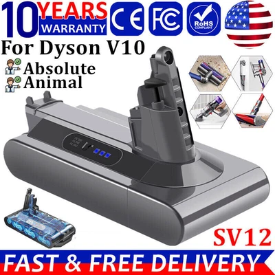 $30.98 • Buy 25.2V 5000mAh V10 Battery Replacement For Dyson V10 Series Vacuum Cleaner SV12