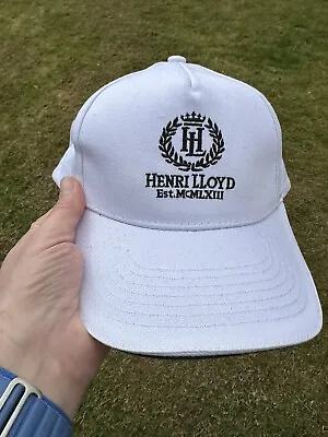 Henri Lloyd Sailing Snapback Cap Adult - White - Barely Worn/great Condition • £14.99