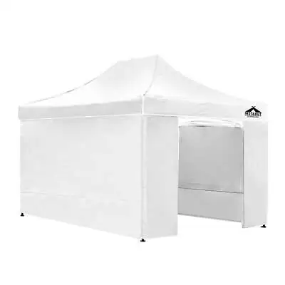 $229.06 • Buy Instahut Gazebo Pop Up Marquee 3x4.5m Folding Wedding Tent Gazebos Shade White