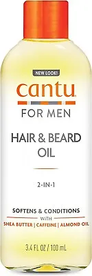 Cantu Mens Hair & Beard Oil 3.4 Ounce (100ml) • £9.49