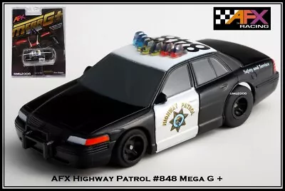 AFX Mega G+ Highway Patrol #848 ~ Fits Auto World Tomy  21034 • $28.95