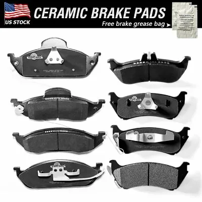 Front & Rear Ceramic Brake Pads Fit For Mercedes Benz ML320 ML350 ML430 • $46.28