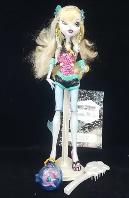 Monster High Lagoona Blue First Wave Doll W/ Neptuna Purse Stand Diary Brush • $164.99
