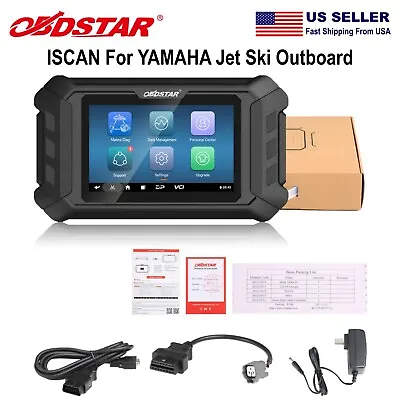 OBDSTAR IScan YAMAHA Jet Ski & Outboard Diagnostic Tool Code Scanner Action Test • $359