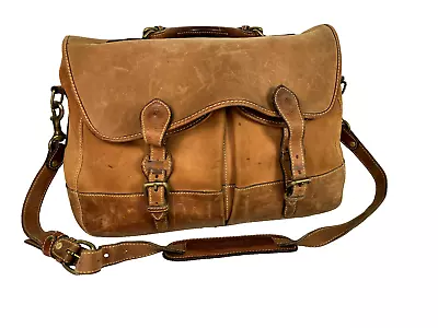 PATINA Vintage Made In USA Holland Brothers Mulholland Angler Bag Messenger Bros • $179.99