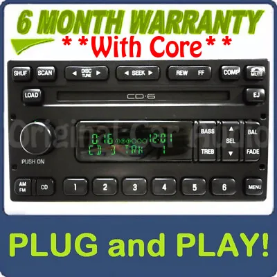 FORD F150 F 150 Ranger Truck 6 CD Changer Radio Explorer Expedition F250 F-350 • $314.10