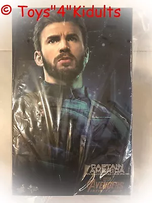 Hot Toys MMS 480 Avengers 3 Infinity War Captain America Chris Evans Figure NEW • $642.62