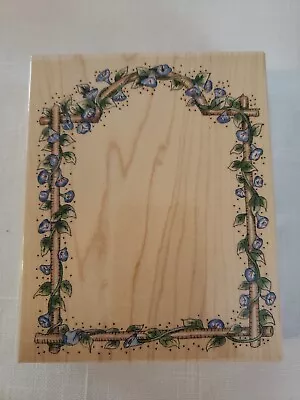 Stamps Happen~Morning Glory Frame~Rubber Stamp~New(S13) • $12.99